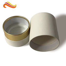Cardboard Cosmetic Packaging Boxes Round Tube Paper Cylinder For Perfume Bottles
