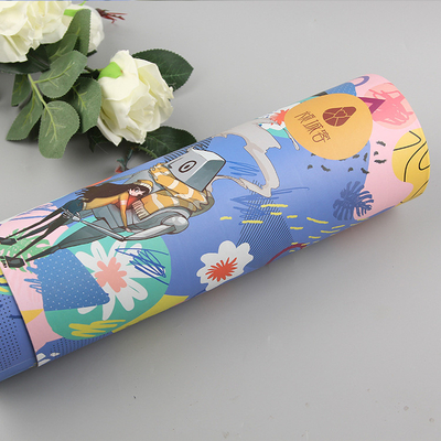 Cylinder Rigid Gift Boxes Customized Color Printing World Cover Oil Painting