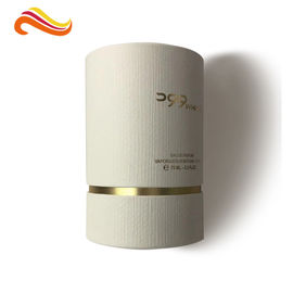 Cardboard Cosmetic Packaging Boxes Round Tube Paper Cylinder For Perfume Bottles