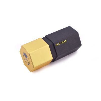 헥사고널 상자 크래프트 선물 상자 커버 선물 상자 보석 목걸이 모양 상자 핫 골드 핫 실버 주문